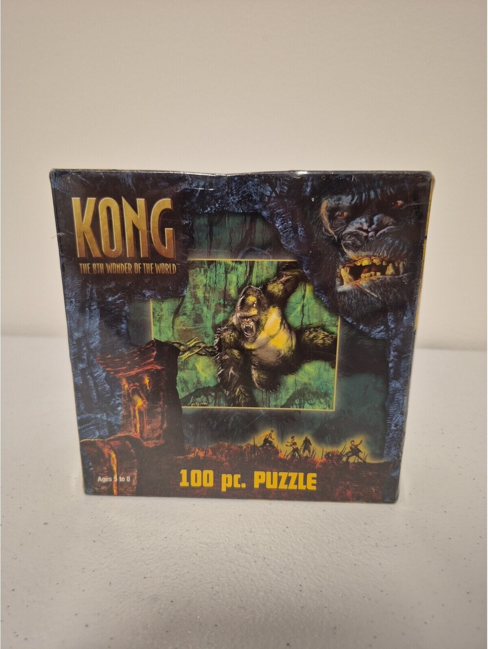 Kong The 8th Wonder Of The World Skull Island 100 Pc Puzzle King Kong 12.5 X 15"